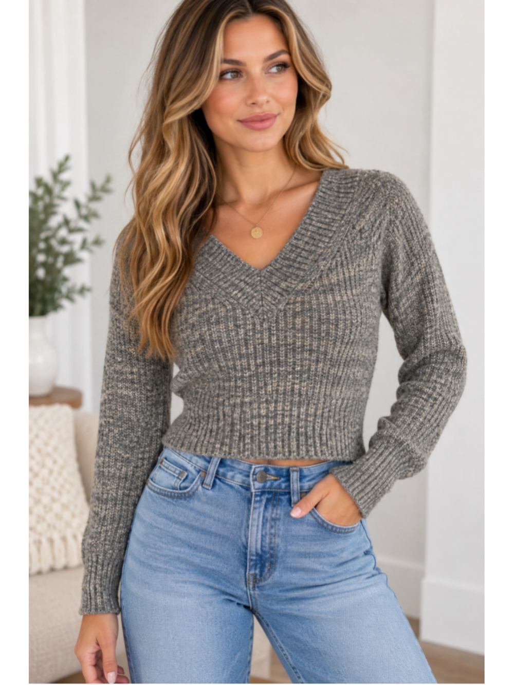 Divided by H&M women’s sz M wool/alpaca blend free people inspired contemporary